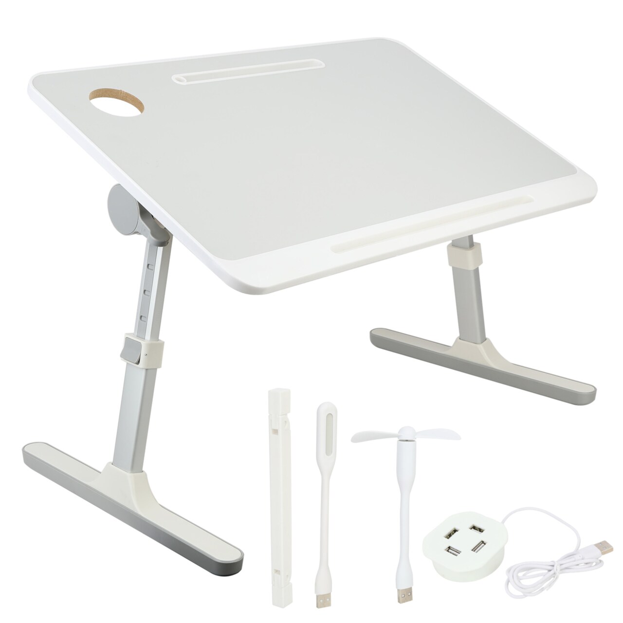 Laptop Bed Tray Table Height Angle Adjustable Laptop Bed Stand Portable Lap Desk With Foldable Legs Foldable Table For